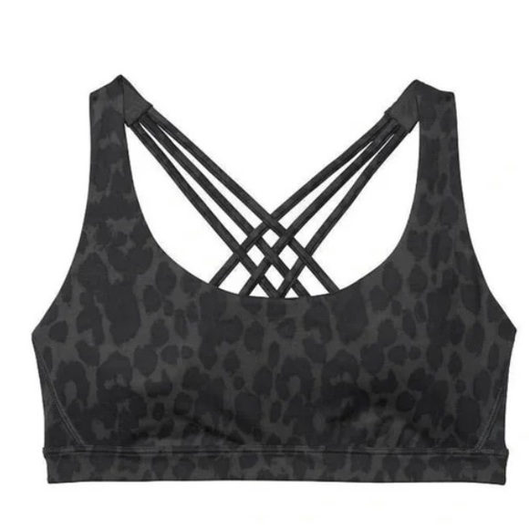 VS Matching Set - Essential Pocket Leggings and Strappy Bra - Animal Print - Picture 2 of 7